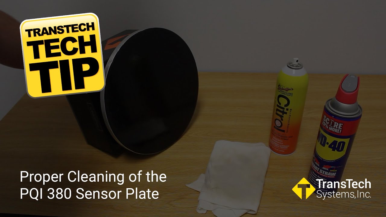 TransTechSystem's tweet card. PQI 380 Sensor Cleaning Tutorial