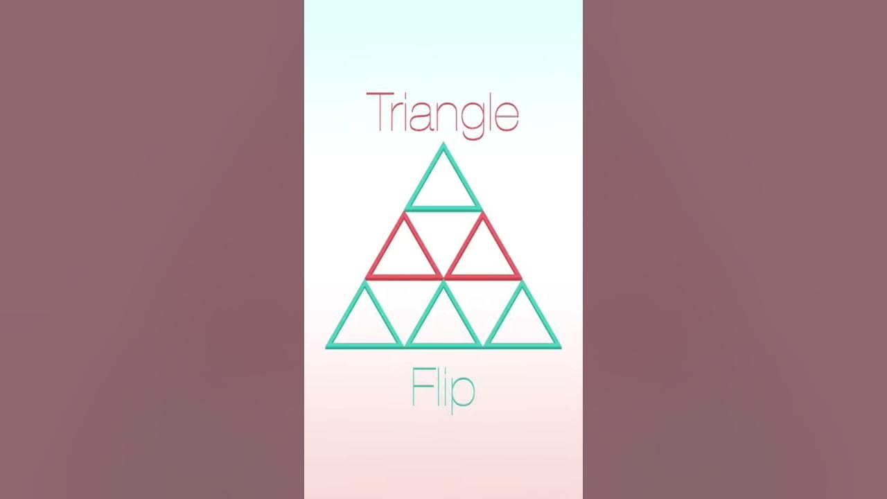 Code_Handwerker's tweet card. Triangle Flip App Preview