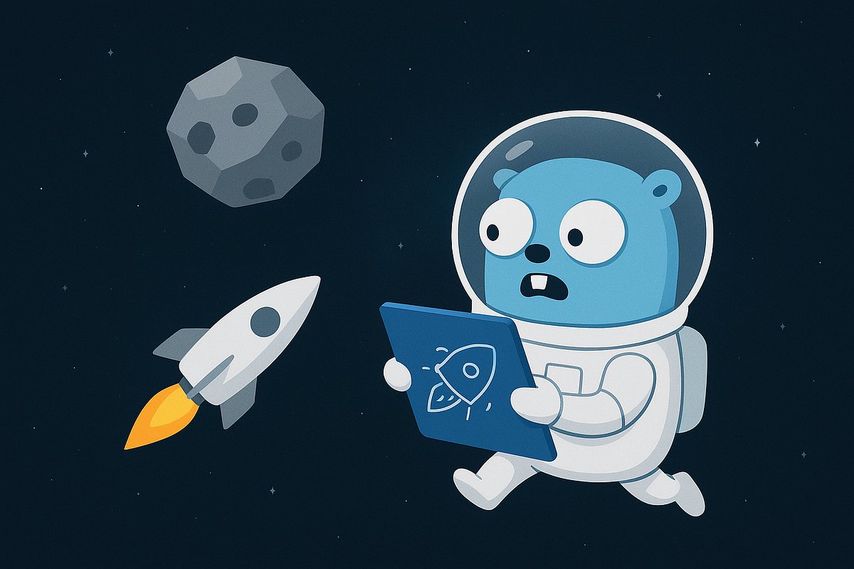 GolangTrends's tweet card. In this tutorial, you’ll learn how to build an Asteroids game using Raylib-go, a lightweight library for game development. By the end, we will have a complete game with player movement controlled b...