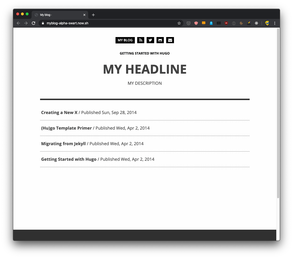 _visualDev's tweet card. Hugo is a great tool to use if you want to start a blog. I use Hugo myself for my blog, flaviocopes.com, and I've been using it for more than two years. I have a few reasons for loving Hugo. First of...