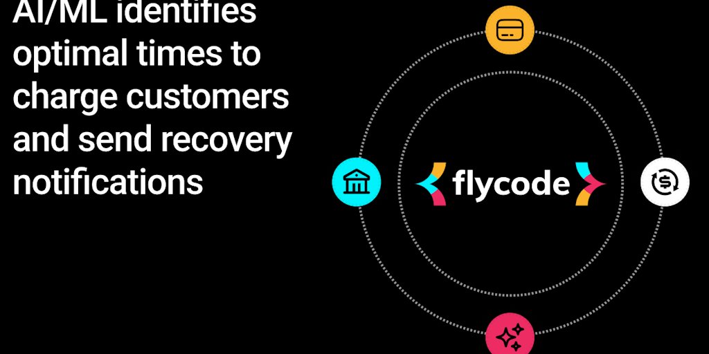 FlycodeHQ's tweet card. FlyCode's payment optimization and failed payment recovery technology is powered by ML and AI to stop payment failures before they happen, recover lost revenue, and reduce passive churn. Start...