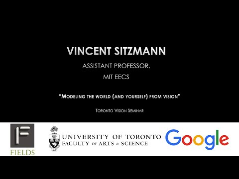 CSProfKGD's tweet card. Vincent Sitzmann -Modeling the world (and yourself) from vision