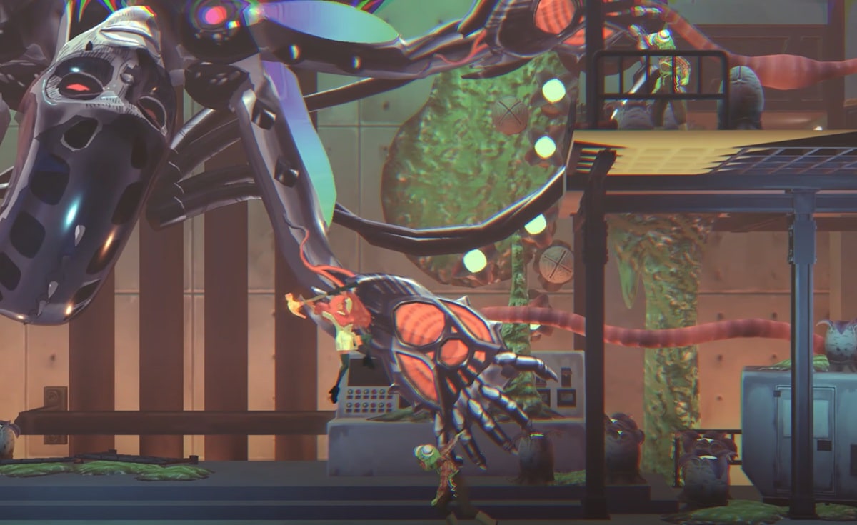 TechStomperIE's tweet card. Hotel Barcelona is rough, unfair, and buggy but also charming, challenging and fun - Suda51 and SWERY are an acquired taste but fans will relish this bold and bizarre roguelite