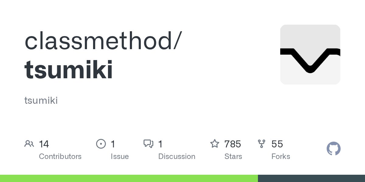 classmethod's tweet card. tsumiki. Contribute to classmethod/tsumiki development by creating an account on GitHub.