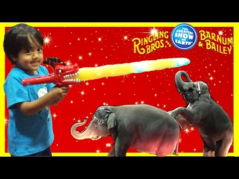 AndroidMixer's tweet card. CIRCUS Ringling Bros. Barnum Bailey with Ryan ToysReview