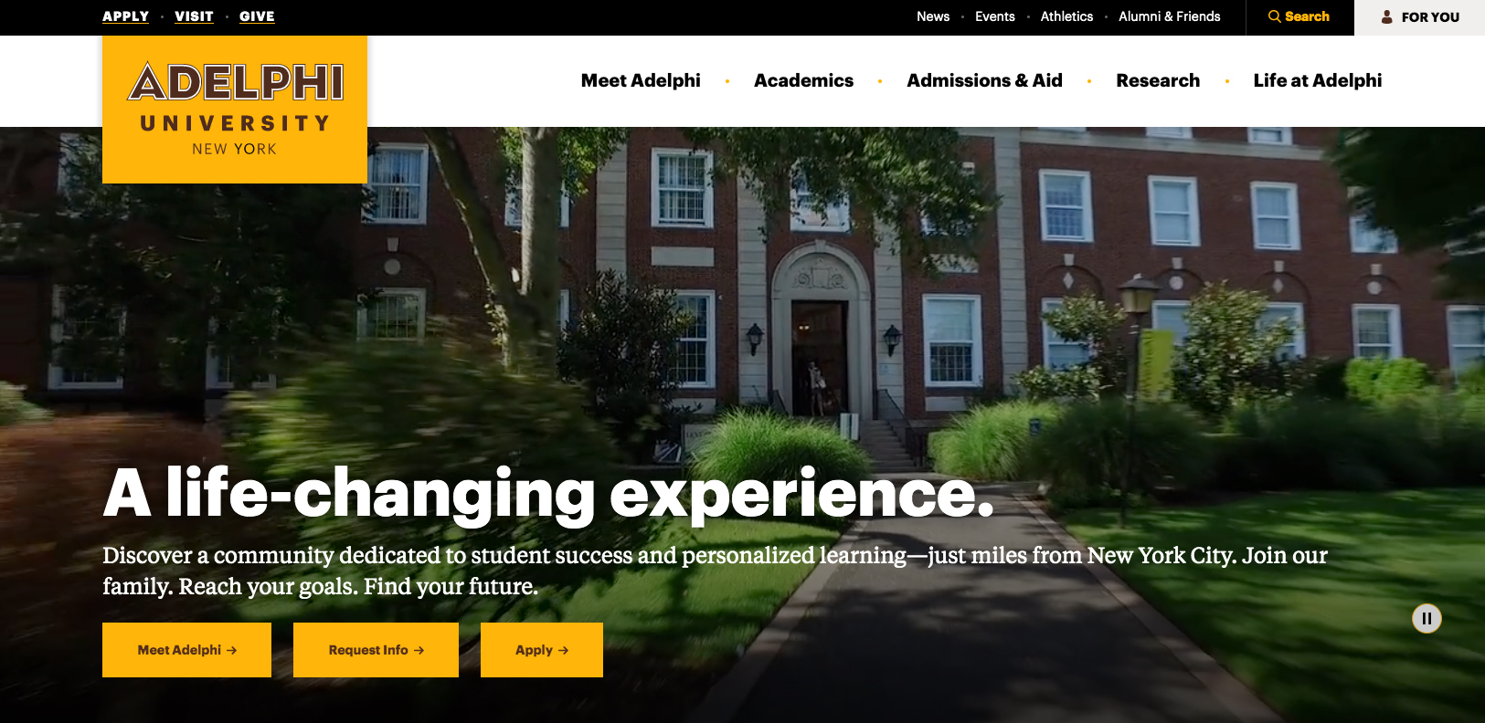 AdelphiTech's tweet card. Discover Adelphi University, Long Island's oldest university for master's and bachelor’s degrees. Named best college by Princeton Review.