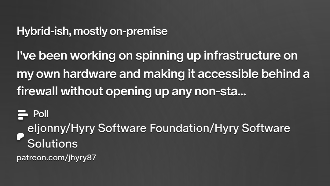 eljonnyhjm's tweet card. Get more from eljonny/Hyry Software Foundation/Hyry Software Solutions on Patreon