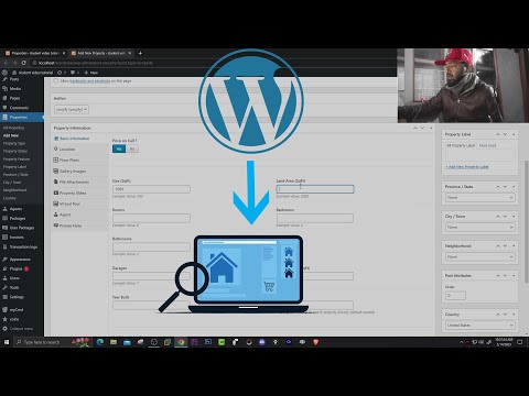 tutorials_video's tweet card. How To Create Real Estate Website in Wordpress (Step by Step) | Plugin Demo