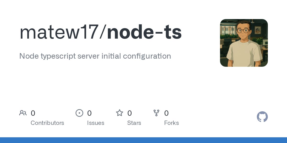 teo_castag's tweet card. Node typescript server initial configuration. Contribute to matew17/node-ts development by creating an account on GitHub.