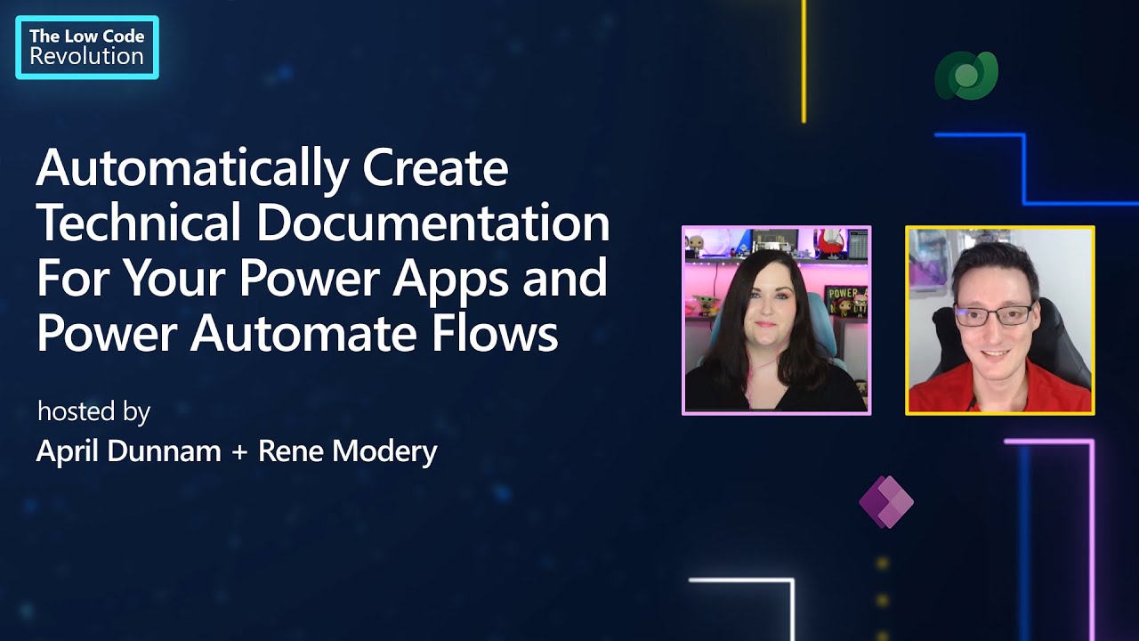 aprildunnam's tweet card. Automatically create Technical Documentation for your Power Apps and...