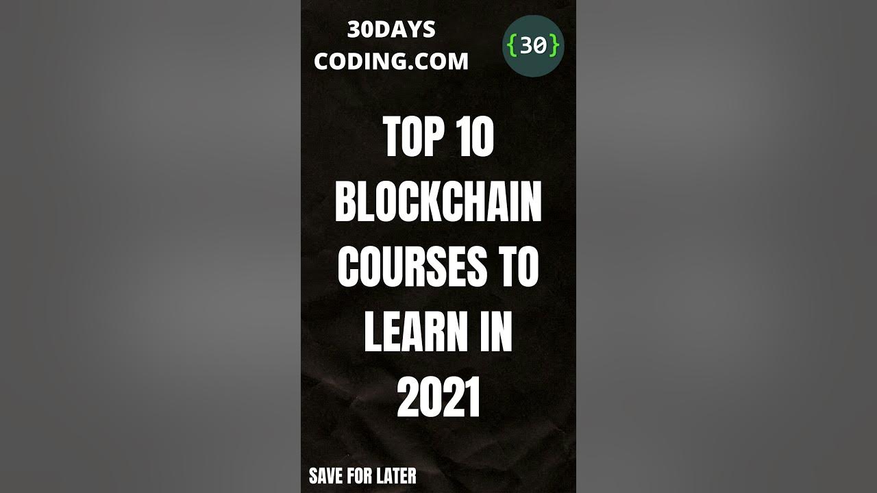 30dayscoding's tweet card. TOP 10 BLOCKCHAIN COURSES TO LEARN | Youtube shorts #shorts #coding...