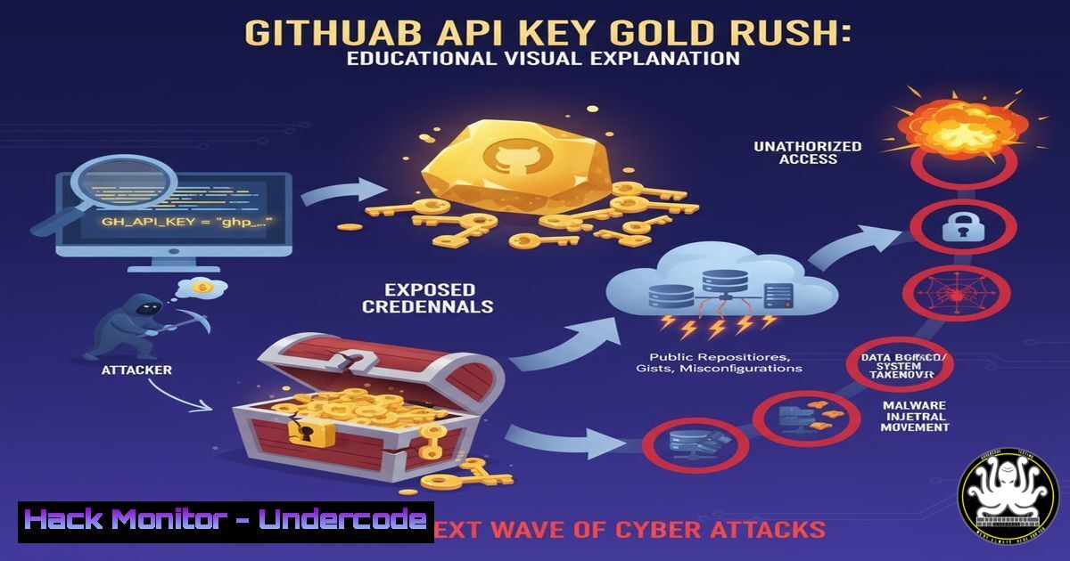 approov_io's tweet card. The GitHub API Key Gold Rush: How Exposed Credentials Are Fueling the Next Wave of Cyber Attacks - "Undercode Testing": Monitor hackers like a pro. Get