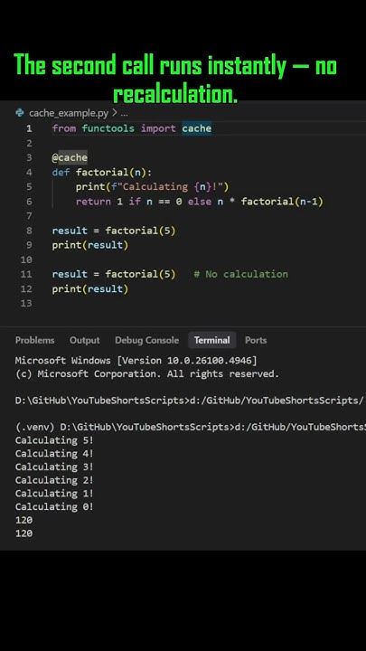DevAsService's tweet card. How to Cache Python Functions Safely #Python #PythonTips #PythonTri...