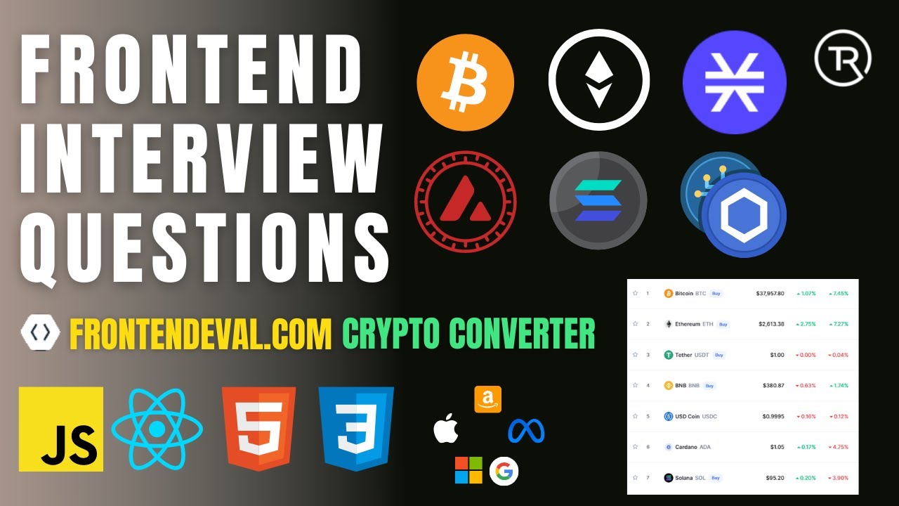 TheTechRally's tweet card. Frontend Interview Question and Answer with a FAANG Software Engineer...