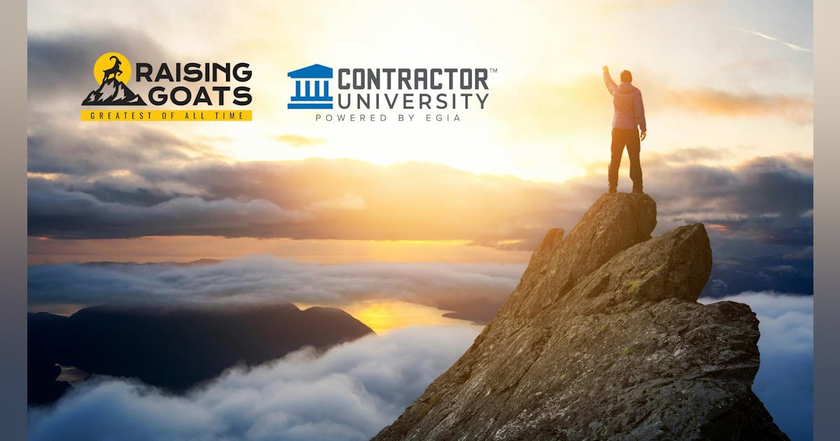 contractormag's tweet card. Contractor University’s Cracking the Code Weekly Show.