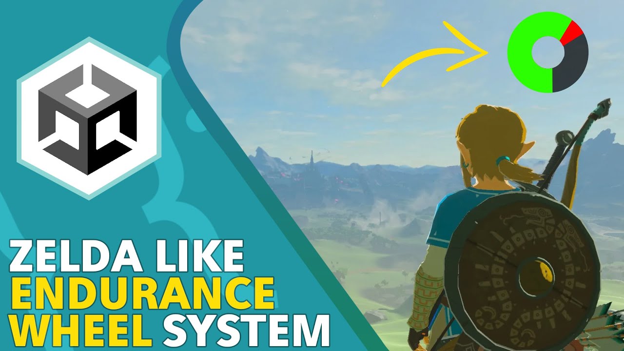 TheCodeFriend's tweet card. How to make a Zelda like Endurance / Stamina System in Unity (Stamina...