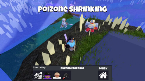 SGonRoblox's tweet card. ❓How to play Survival Games [ALPHA] Battle Royale❓: - Loot the map for food, weapons & armor! - Gear up, upgrade, and FIGHT the other players - Survive starvation & the Poizone to be the LAST player...