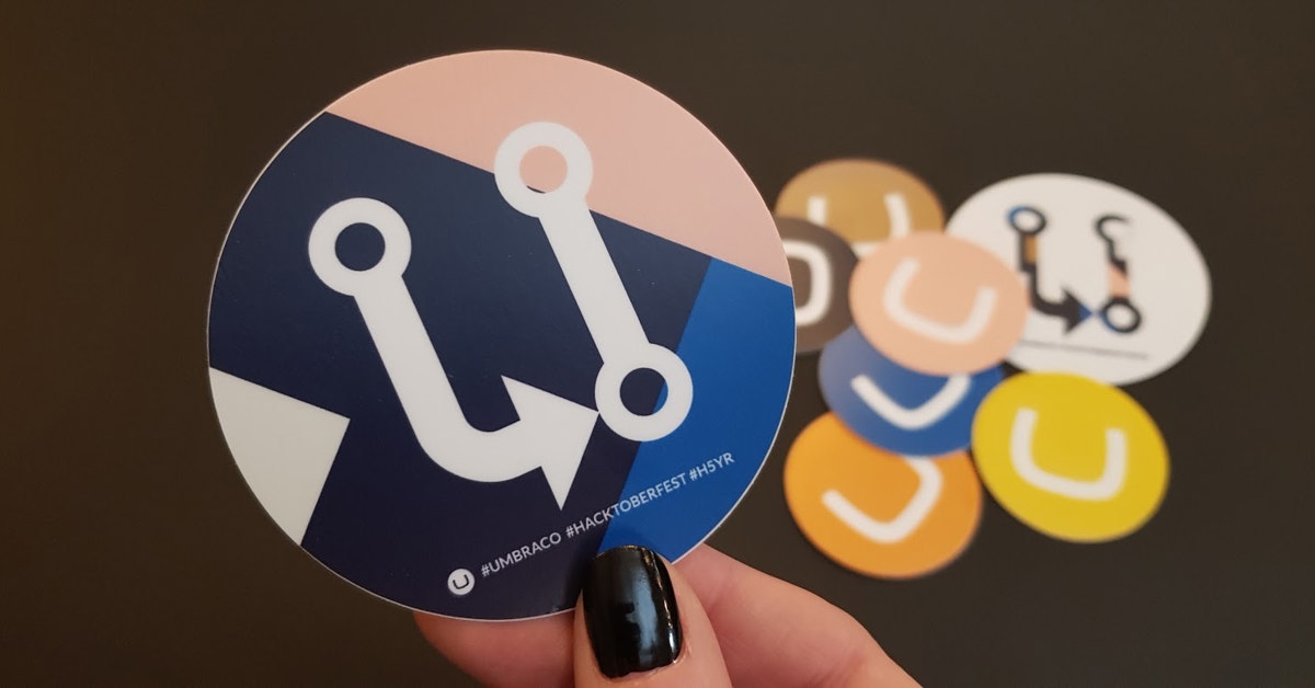umbraco's tweet card. 'Git' ready to get hacking! Once again, you can earn some Hacktoberfest swag by contributing to Umbraco, but this year will be a little different...