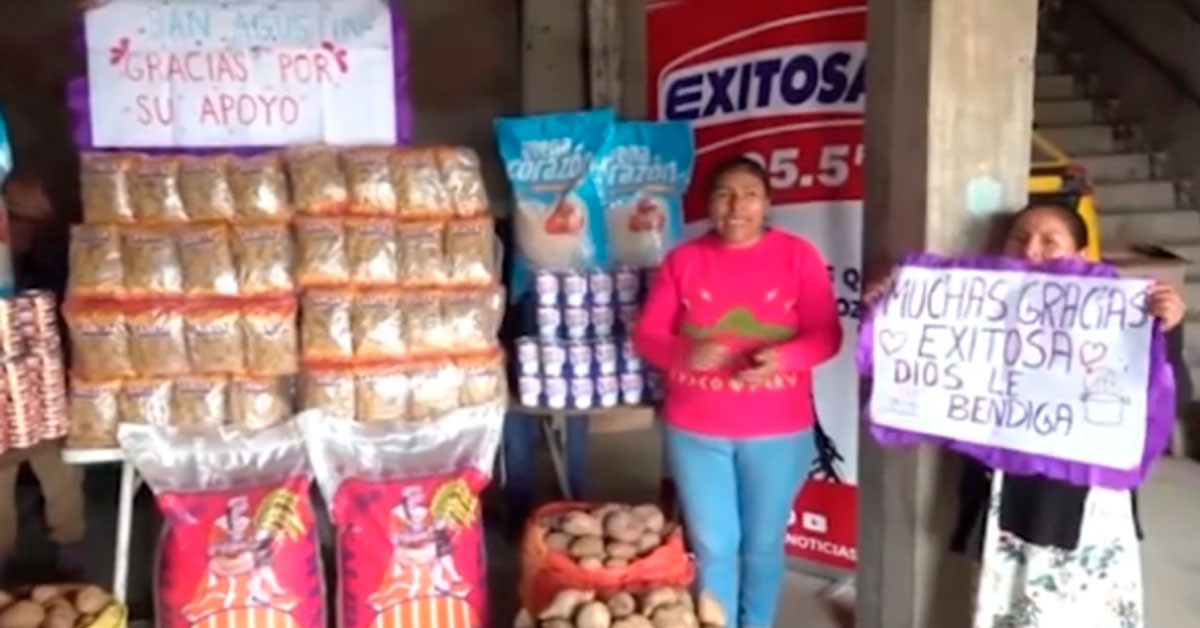 exitosape's tweet card. Como parte de la campaña "Salva una Olla", Exitosa y el Gobierno de Taiwán realizaron una importante donación de alimentos a la olla común 'San Agustín', ubicada en el distrito de San Juan de...