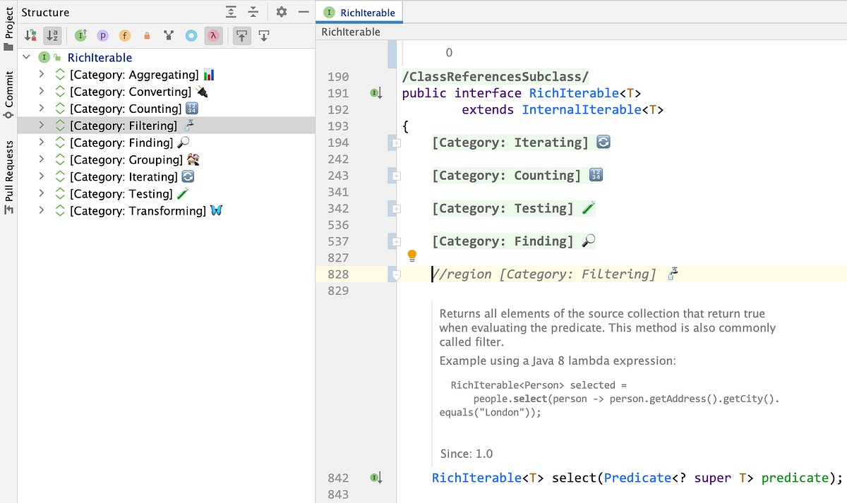 myfear's tweet card. Improving Java API discoverability and navigation in code and Javadoc.