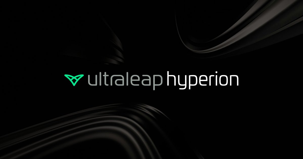 UploadVR's tweet card. Ultraleap released Hyperion, the latest version of its industry-leading hand tracking software.