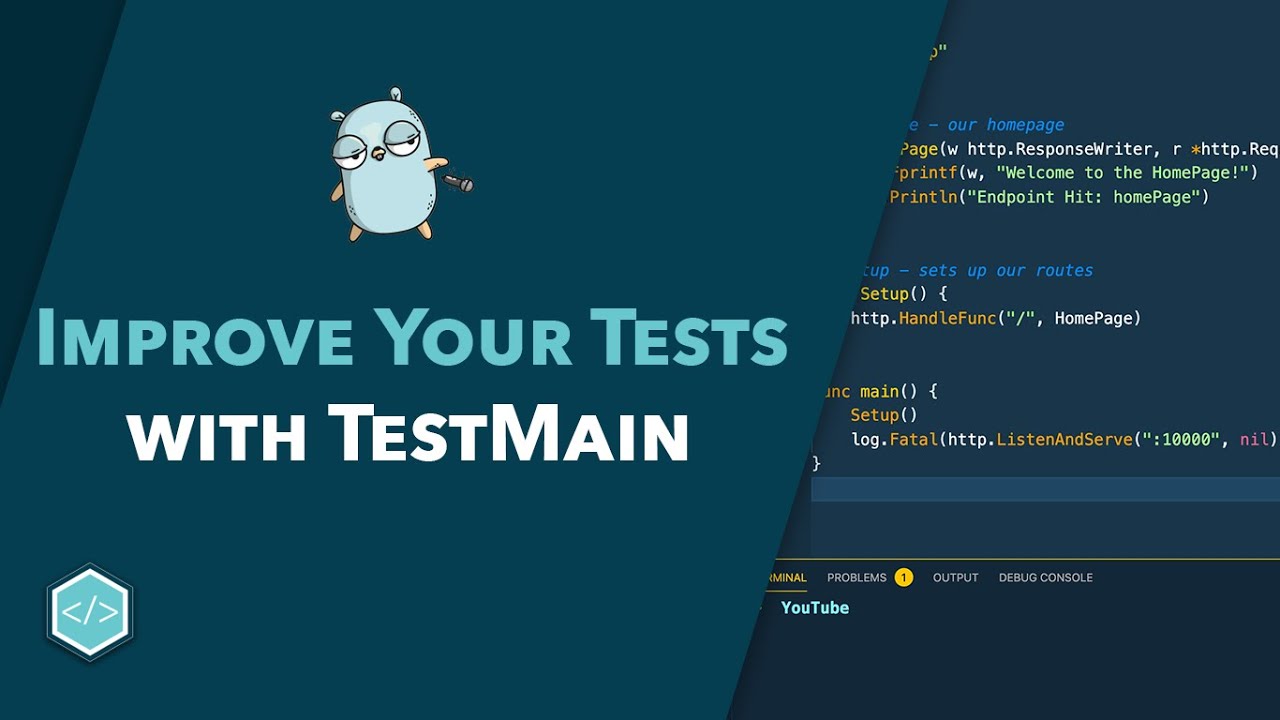 Elliot_F's tweet card. Improve Your Go Tests with TestMain