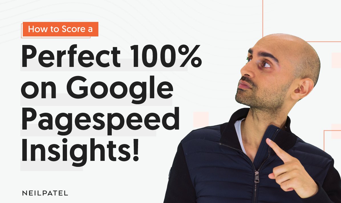 neilpatel's tweet card. Page speed is crucial to SEO. Here's why it matters and four steps to score 100% on Google's PageSpeed Insight tool.