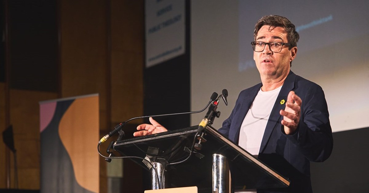 ChurchTimes's tweet card. Chine McDonald looks at Andy Burnham’s call for more localism