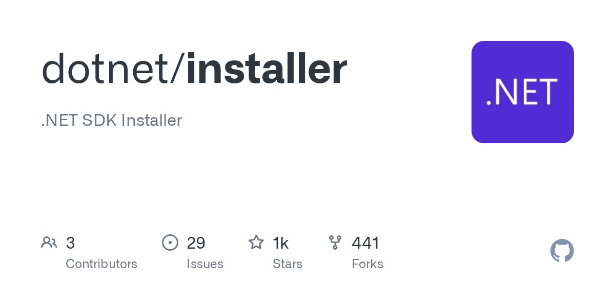 runfaster2000's tweet card. .NET SDK Installer. Contribute to dotnet/installer development by creating an account on GitHub.