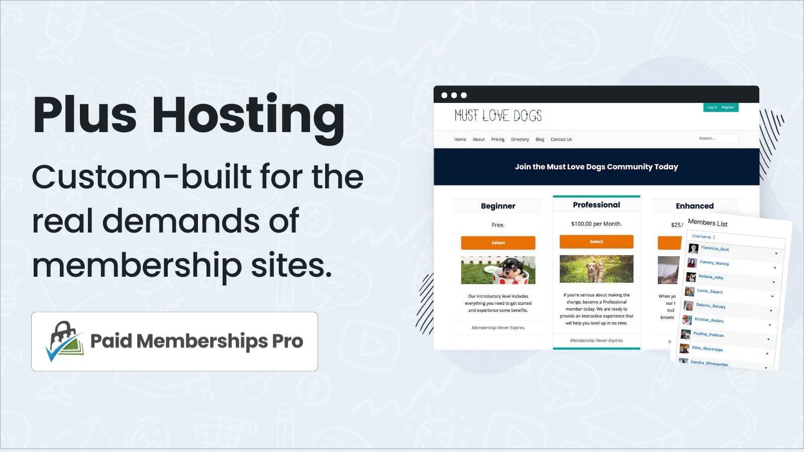 andrewlimaZA's tweet card. EARLY ACCESS NOW OPEN Purpose-Built Hosting for Paid Memberships Pro Sites You've found it. Hosting that's custom-built for the real demands of
