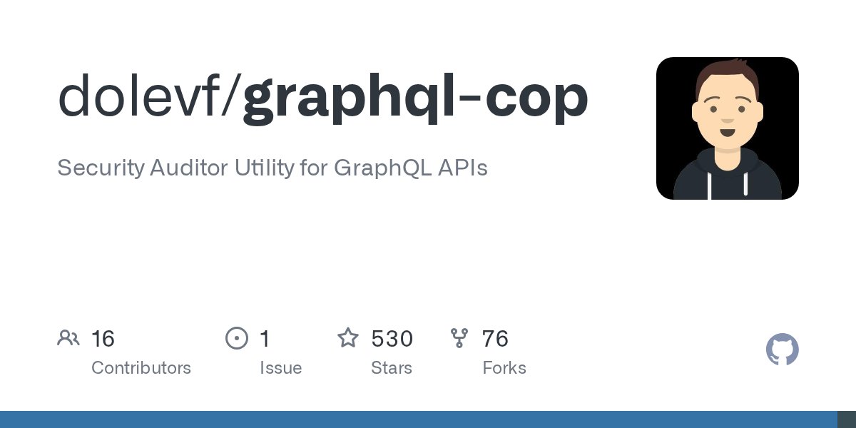Behi_Sec's tweet card. Security Auditor Utility for GraphQL APIs. Contribute to dolevf/graphql-cop development by creating an account on GitHub.