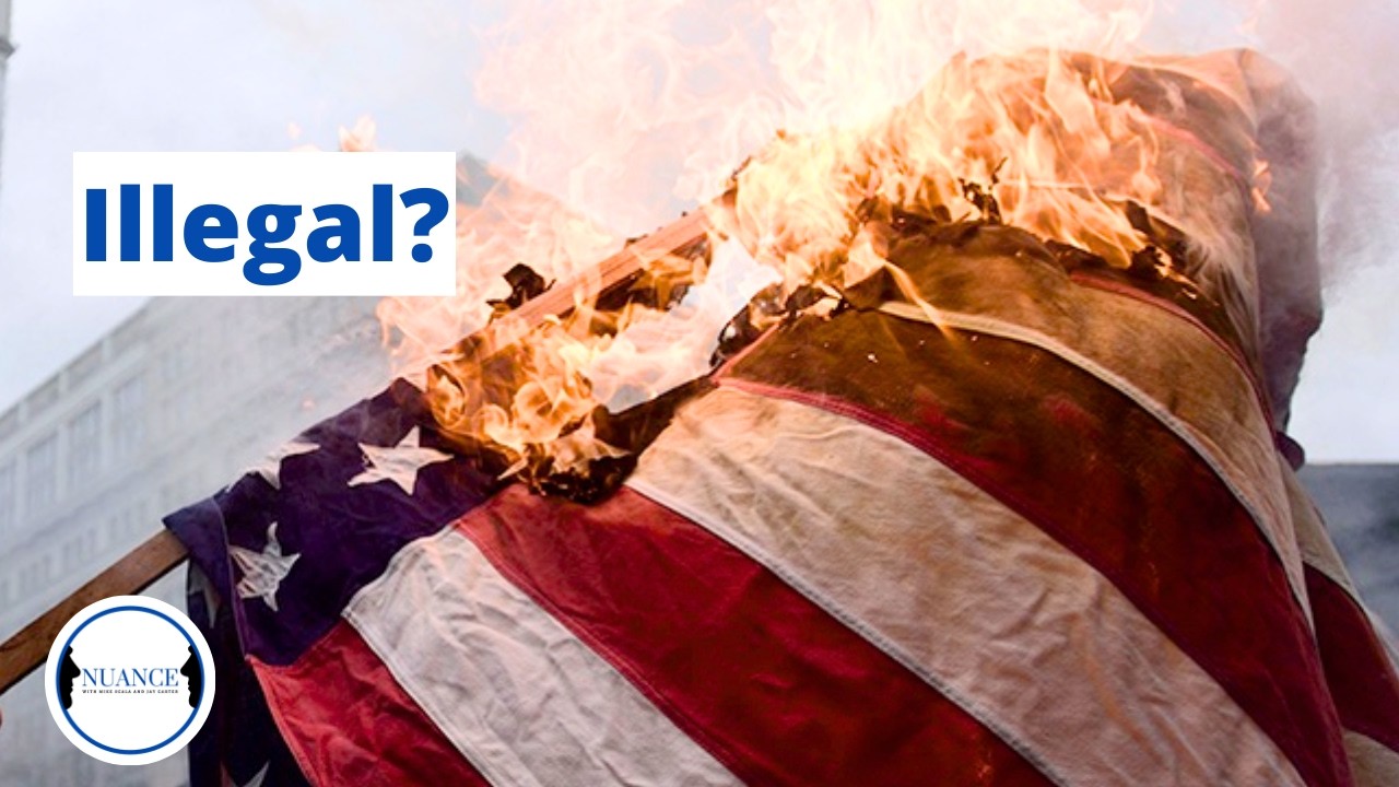 mikegscala's tweet card. Is Flag Burning Still Legal Under Trump's New Executive Order?
