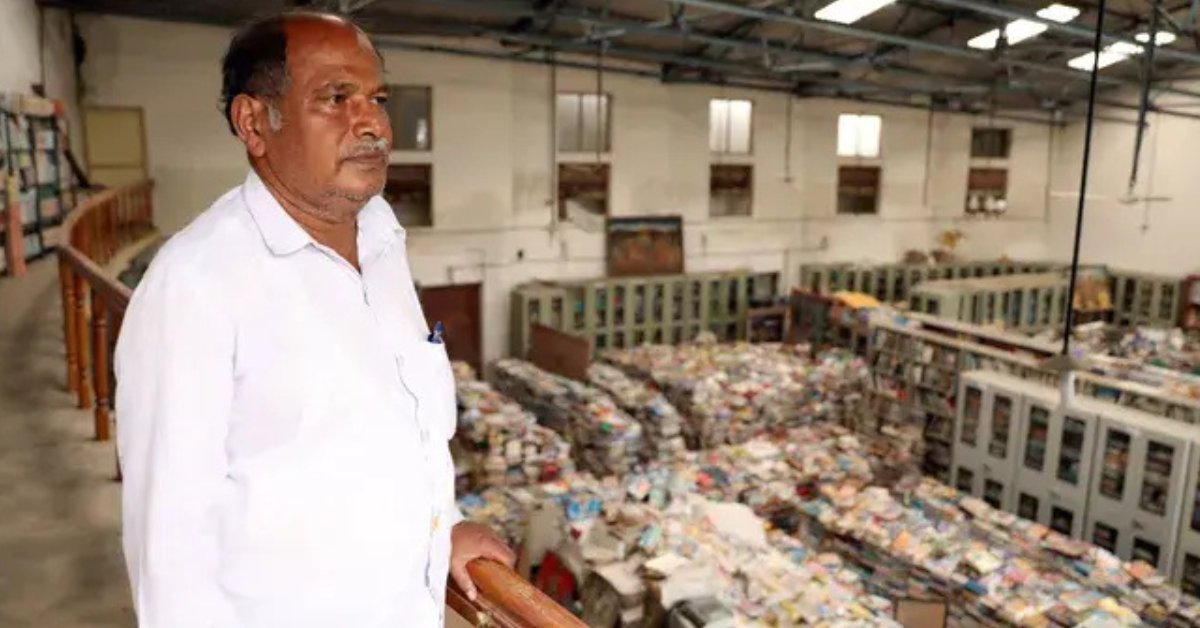 WNBASFChapter's tweet card. In Haralahalli, Karnataka, 75-year-old Anke Gowda has spent over five decades building Pustaka Mane, a library of nearly 20 lakh books. Open to all, it houses rare manuscripts, multilingual diction...