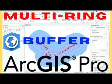 KyngTammy's tweet card. Multi Ring Buffer in ArcGIS Pro