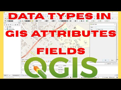 KyngTammy's tweet card. How to Set Data Types in QGIS Attribute Table | Text, Integer, Date,...