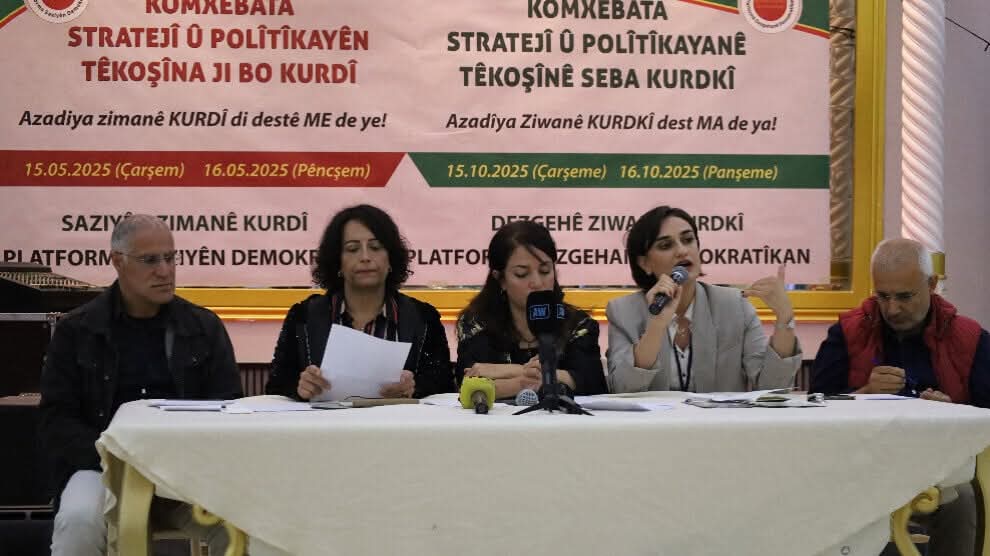 PYD_Rojava's tweet card. Di rûniştinên sêyemîn û çaremîn ên semînera "Stratejî û Polîtîkayên Berxwedana ji bo Zimanê Kurdî" de, ku ji hêla saziya