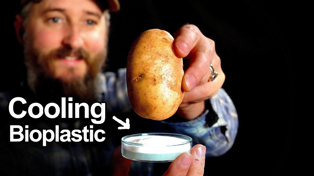 RrayUpp's tweet card. DIY Cooling Aerogel From Potatoes (and other DIY bioplastics)