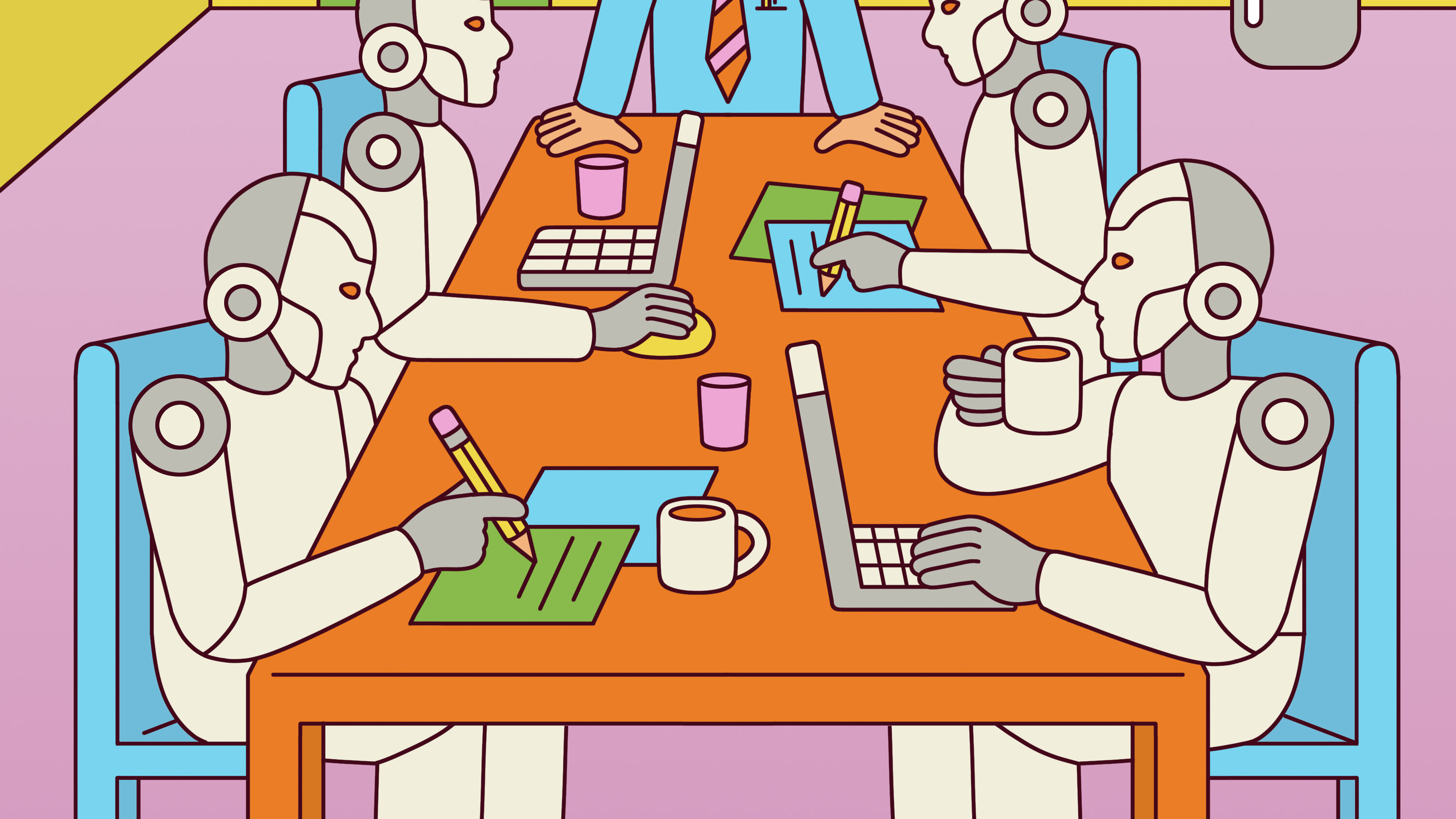 christinayiotis's tweet card. In a still largely speculative vision of the future, A.I. tools would be full employees that work independently, with a bit of management.