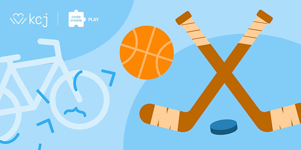 KidsCoding's tweet card. Every day, kids will build sports-themed games using the drag-and-drop block coding platform Scratch | 5 day series of 2 hour workshops