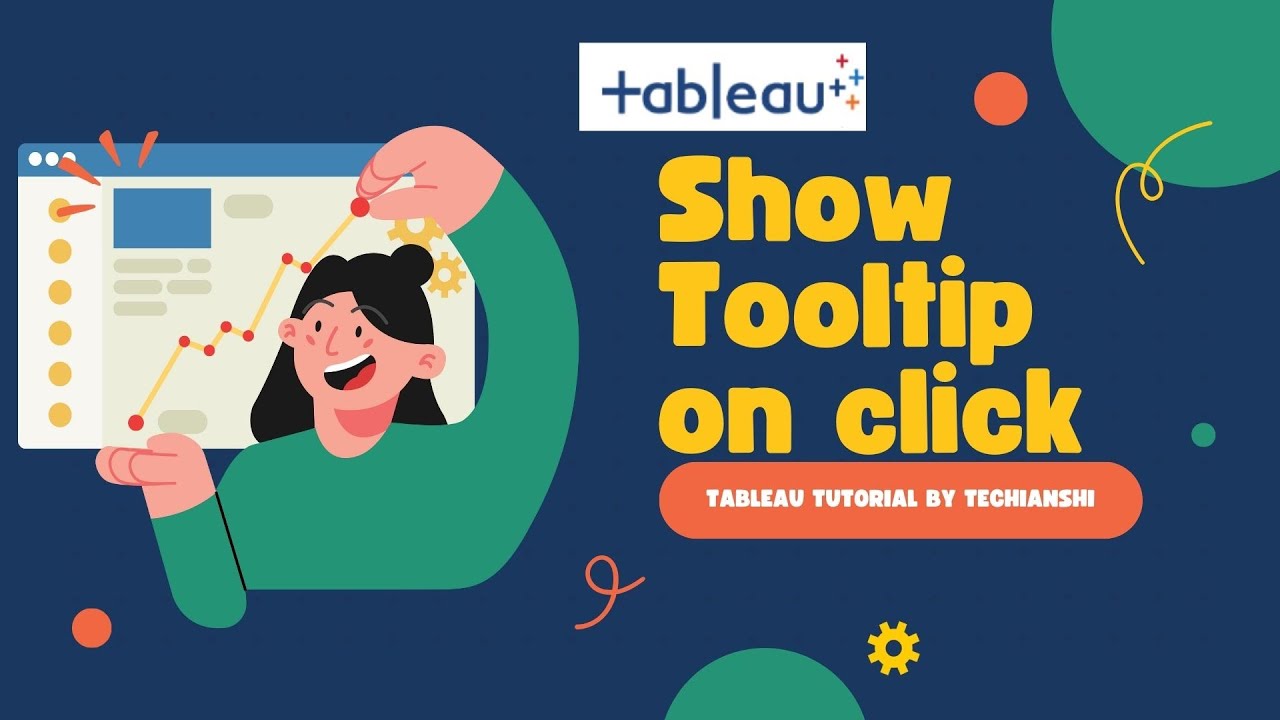 TechiAnshi's tweet card. Show Tooltip on click in Tableau