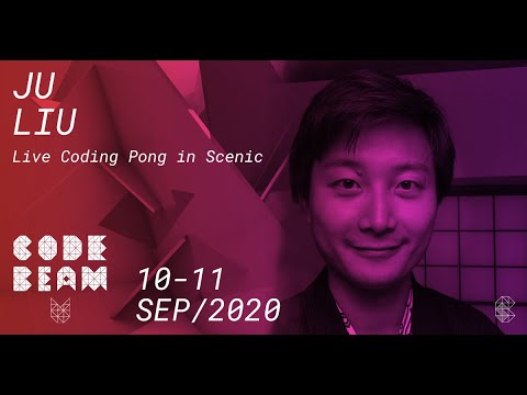 CodeBEAMio's tweet card. Live Coding Pong in Scenic | Ju Liu | Code BEAM V 2020