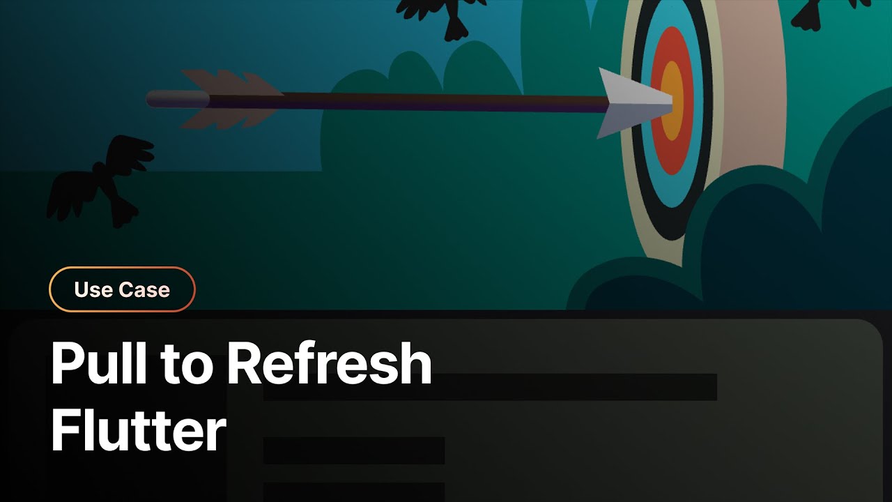 FlutterFrance's tweet card. Interactive pull-to-refresh animation tutorial: Create magic with...