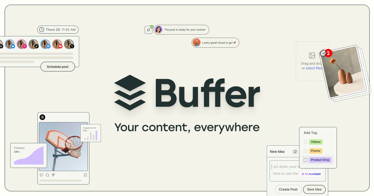 FastCompany's tweet card. Use Buffer to manage your social media so that you can create and share your content everywhere, consistently. Try our forever free plan or upgrade for more.