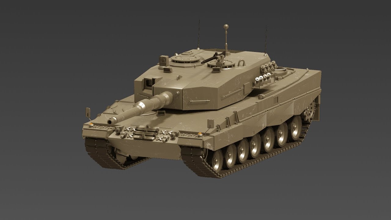 ArrayModifier's tweet card. Modeling Tank in Blender tutorial part - 10