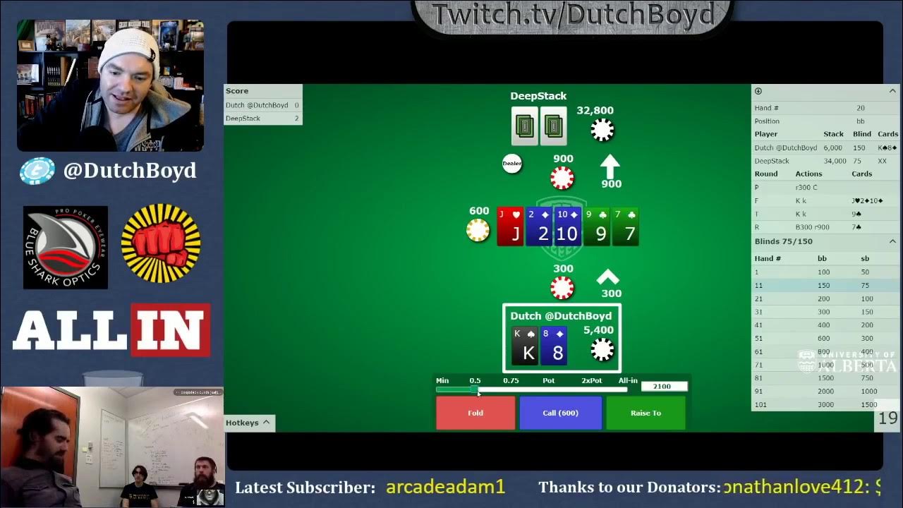 DeepStackAI's tweet card. Match Recap: DeepStack plays Dutch Boyd