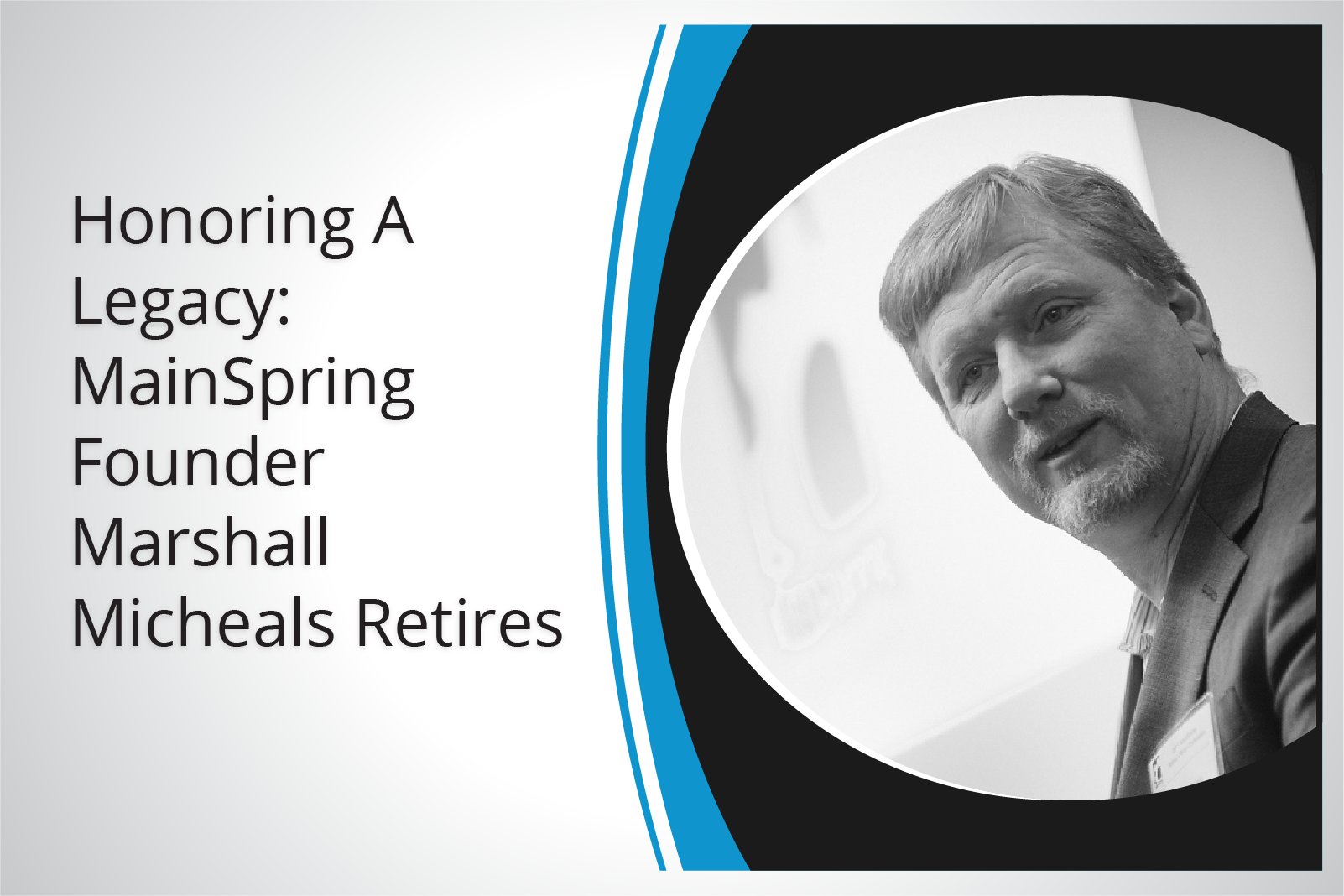 goMainSpring's tweet card. "Watching Tom and Ray lead over the years, I know MainSpring is in the best possible hands. They share the same passion for people and purpose that has always driven us forward."