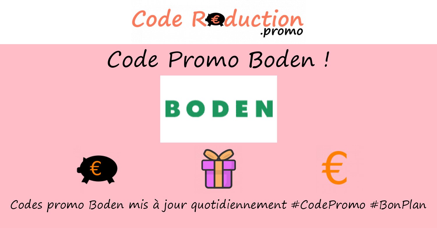 CodeRed_Promo's tweet card. ᐅ Trouvez un code promo Boden valide ⭐ Obtenez des réductions exclusives en utilisant un ❤❤❤ code promo Boden ❤❤❤ Octobre 2025