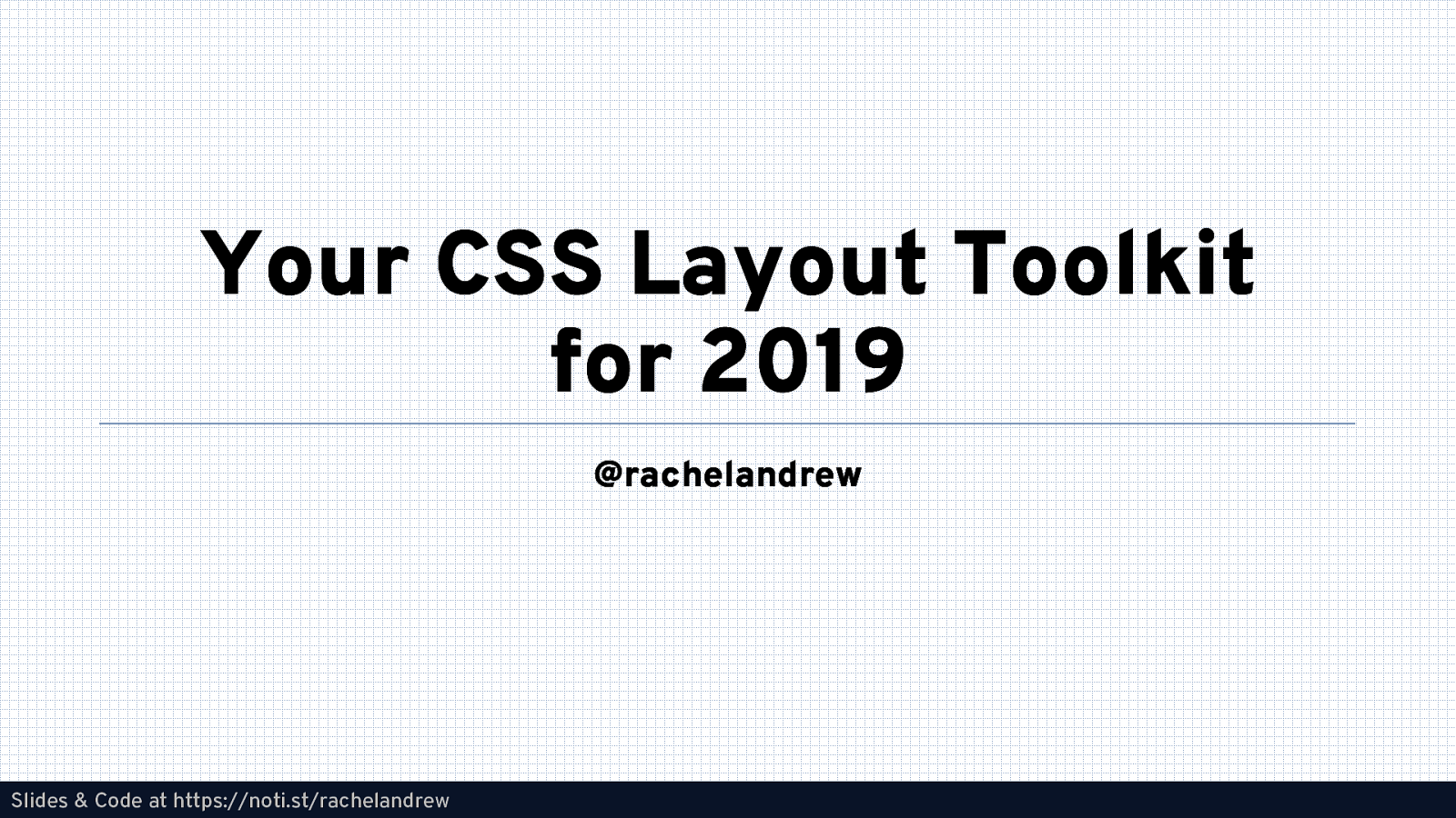 CodeWorkr's tweet card. As we head into the final quarter of 2018, let’s take a look at where we are with CSS Grid Layout, and CSS layout in general. In this talk you will learn the key elements of layout. The things you...