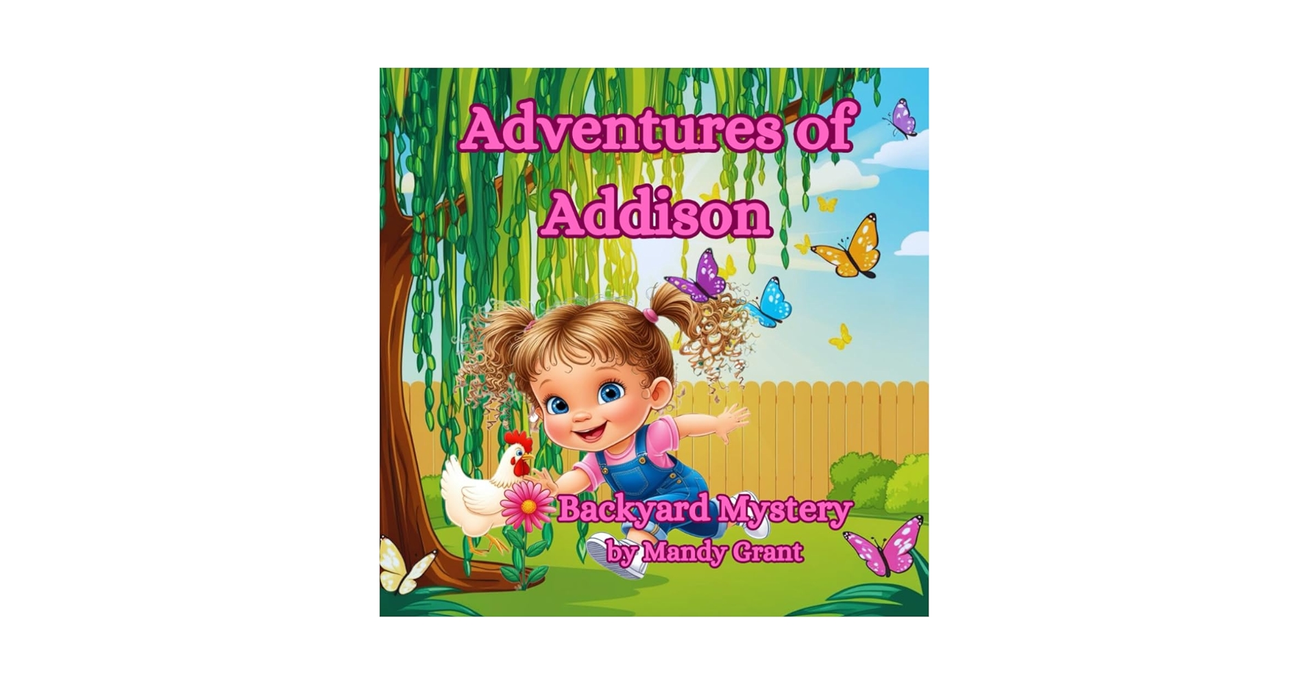 SpringSteps's tweet card. Adventures of Addison: Backyard Mystery