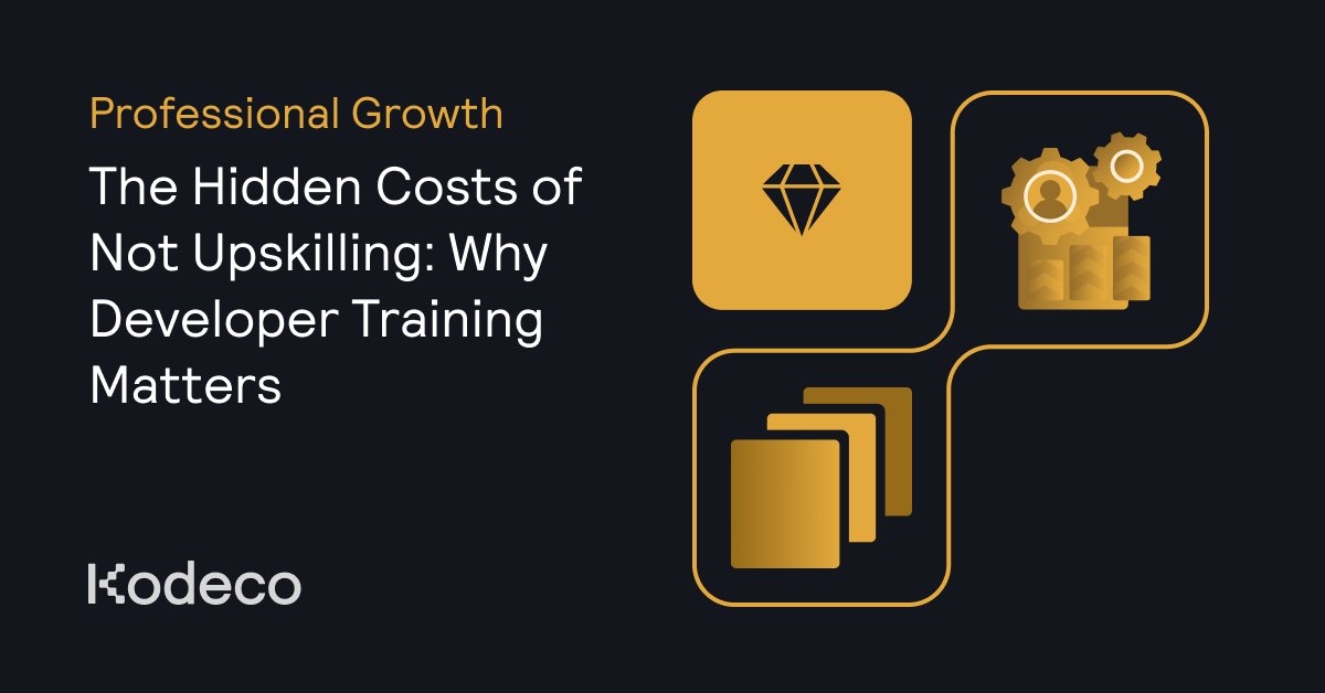 objctutorials's tweet card. Don’t overlook the importance of developer training. Learn why upskilling is crucial for success in tech and the hidden costs of neglecting it.